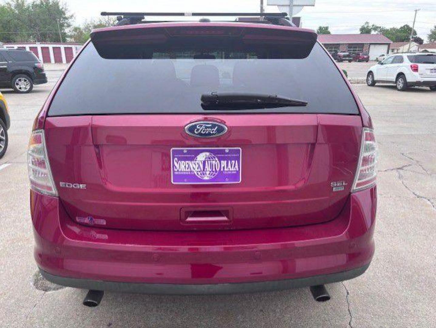 2009 RED FORD EDGE SEL (2FMDK48C89B) with an 3.5L engine, Automatic transmission, located at 1100 W. Sheridan Ave., Shenandoah, 51601, (712) 246-1600, 40.765678, -95.388817 - Photo#4