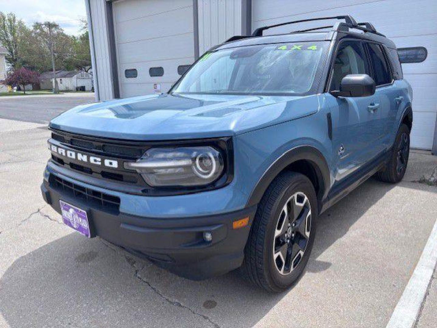 2021 GREEN FORD BRONCO SPORT OUTER BANKS (3FMCR9C60MR) with an 1.5L engine, Automatic transmission, located at 1100 W. Sheridan Ave., Shenandoah, 51601, (712) 246-1600, 40.765678, -95.388817 - Photo#0
