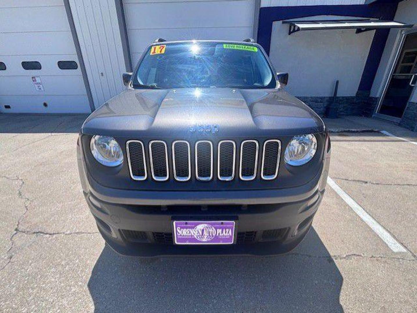 2017 GRAY JEEP RENEGADE LATITUDE (ZACCJBBB8HP) with an 2.4L engine, Automatic transmission, located at 1100 W. Sheridan Ave., Shenandoah, 51601, (712) 246-1600, 40.765678, -95.388817 - Photo#8