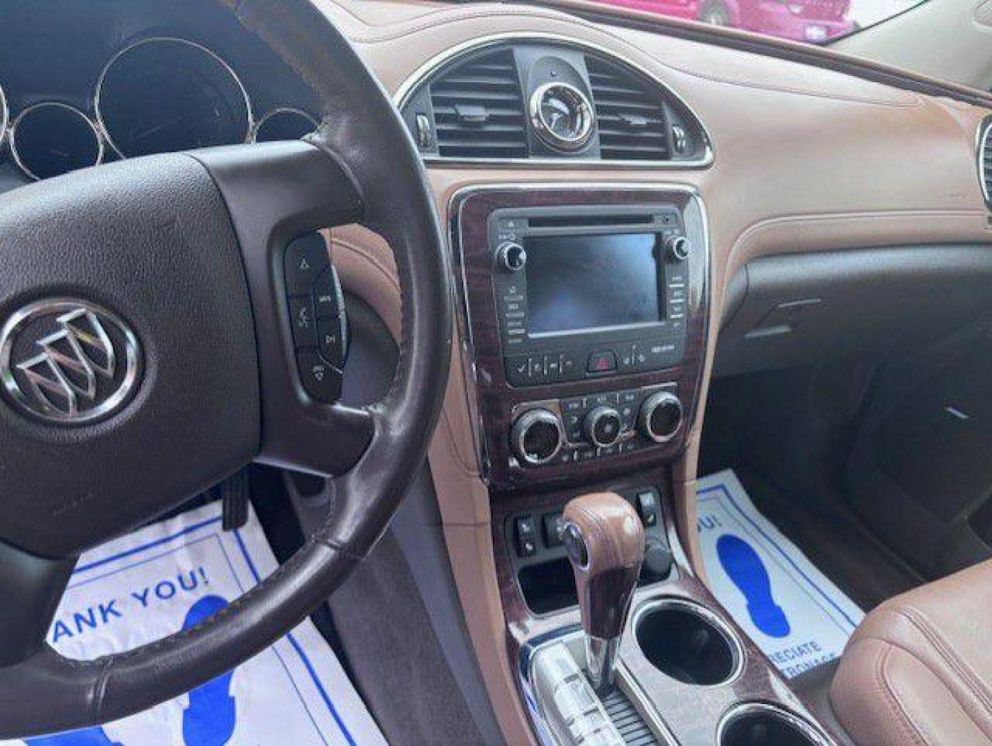 2017 BLACK BUICK ENCLAVE LEATHER (5GAKVBKD9HJ) with an 3.6L engine, Automatic transmission, located at 1100 W. Sheridan Ave., Shenandoah, 51601, (712) 246-1600, 40.765678, -95.388817 - Photo#3
