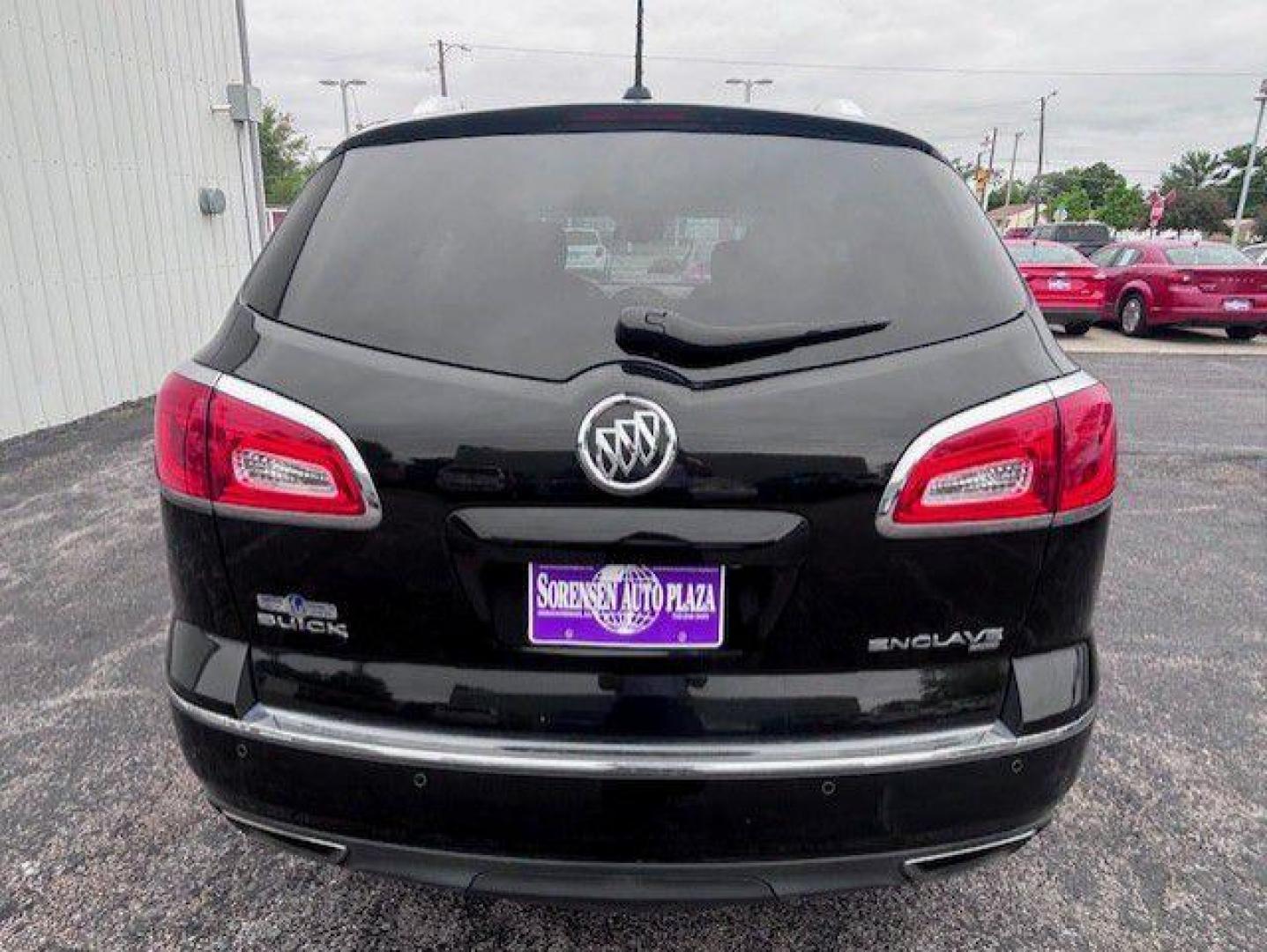 2017 BLACK BUICK ENCLAVE LEATHER (5GAKVBKD9HJ) with an 3.6L engine, Automatic transmission, located at 1100 W. Sheridan Ave., Shenandoah, 51601, (712) 246-1600, 40.765678, -95.388817 - Photo#6