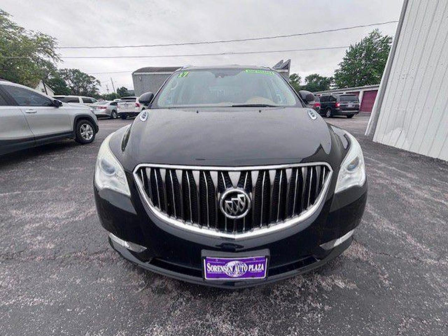 2017 BLACK BUICK ENCLAVE LEATHER (5GAKVBKD9HJ) with an 3.6L engine, Automatic transmission, located at 1100 W. Sheridan Ave., Shenandoah, 51601, (712) 246-1600, 40.765678, -95.388817 - Photo#9