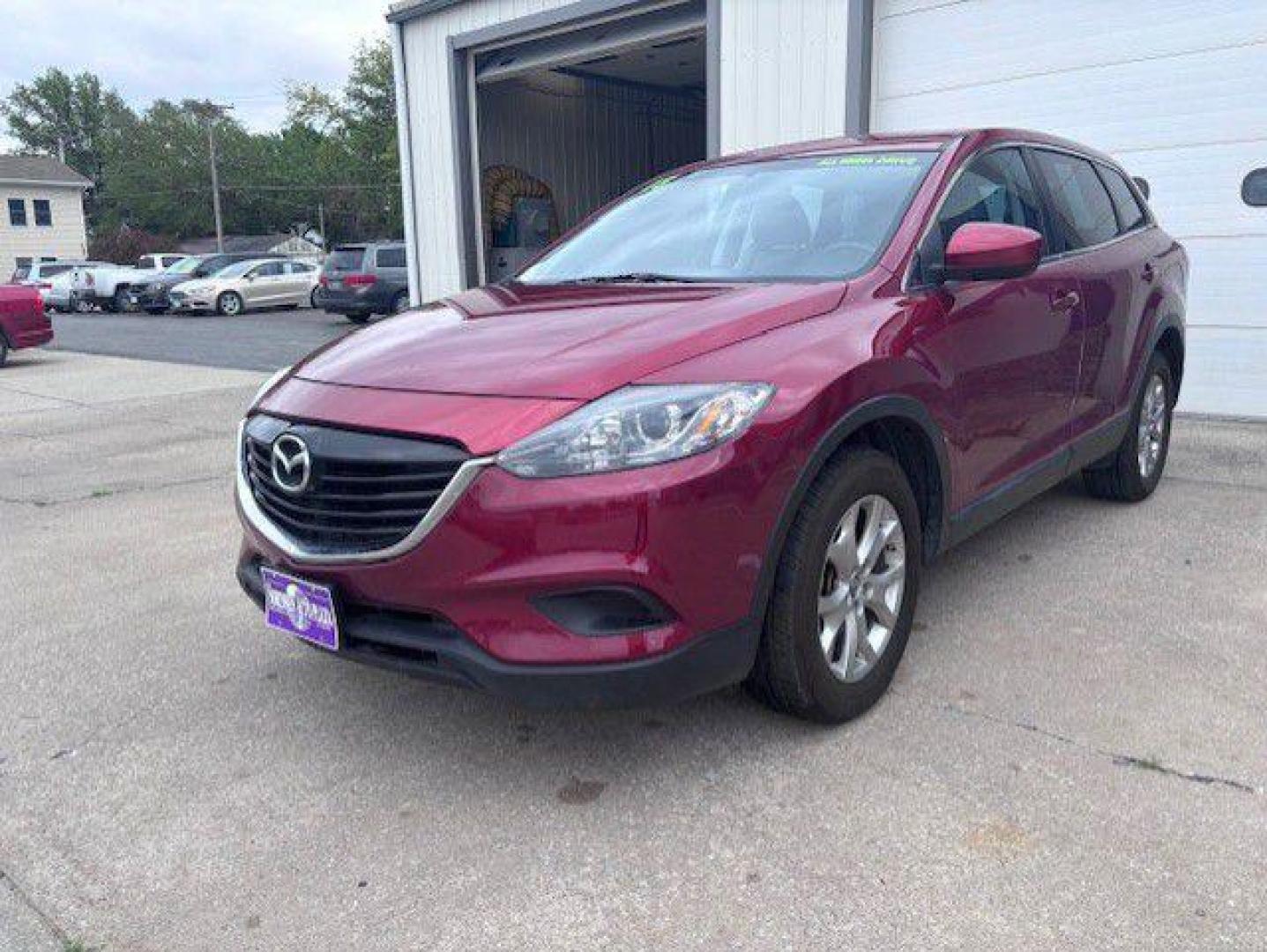 2015 RED MAZDA CX-9 TOURING (JM3TB3CA5F0) with an 3.7L engine, Automatic transmission, located at 1100 W. Sheridan Ave., Shenandoah, 51601, (712) 246-1600, 40.765678, -95.388817- Photo#0