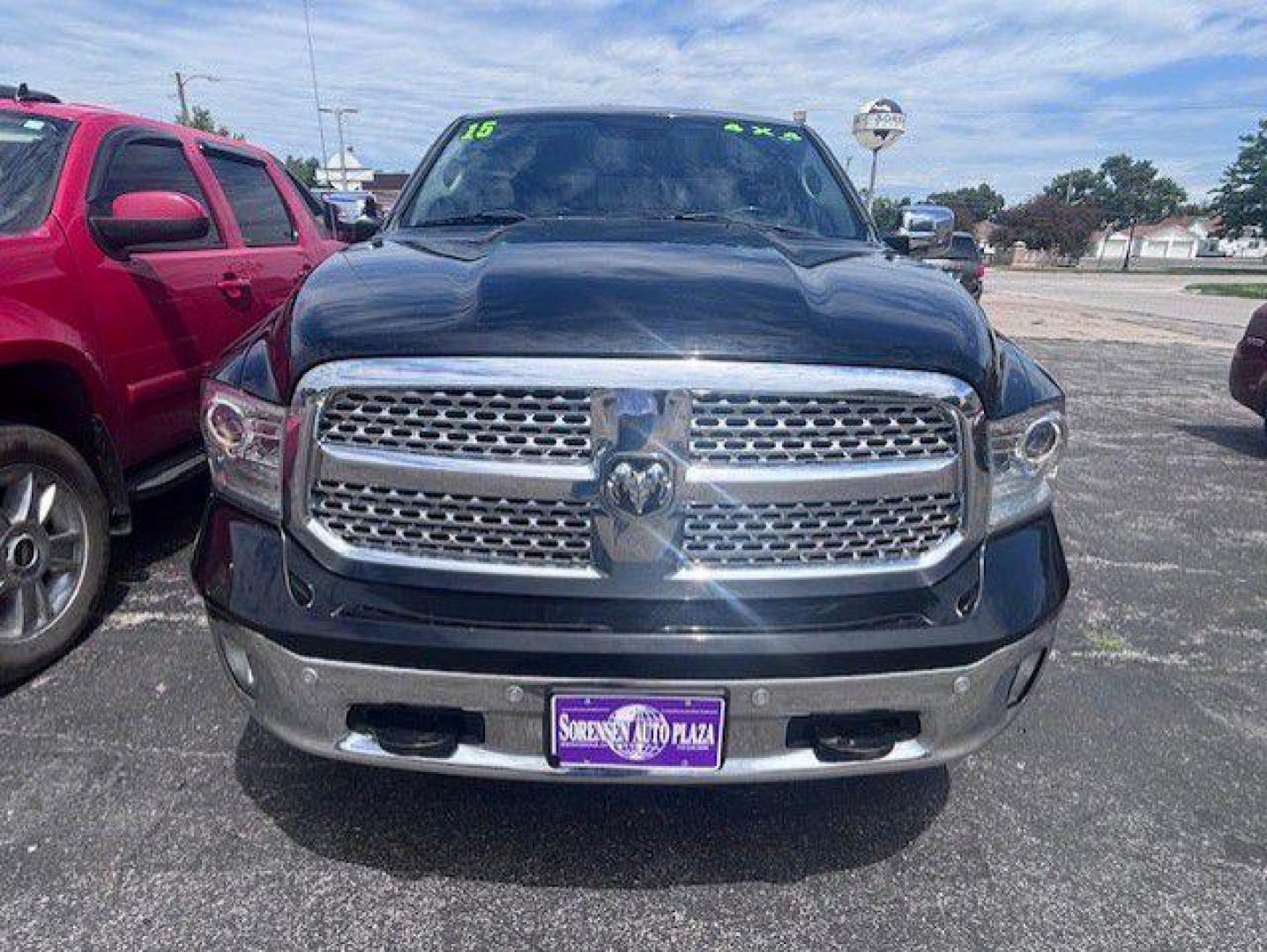 2015 BLACK RAM 1500 LARAMIE (1C6RR7NMXFS) with an 3.0L engine, Automatic transmission, located at 1100 W. Sheridan Ave., Shenandoah, 51601, (712) 246-1600, 40.765678, -95.388817- Photo#2