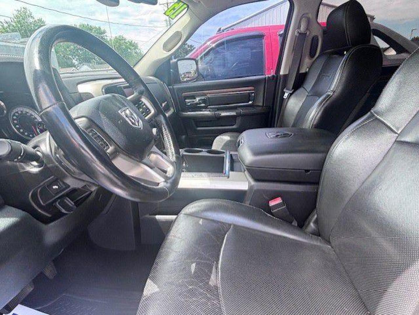 2015 BLACK RAM 1500 LARAMIE (1C6RR7NMXFS) with an 3.0L engine, Automatic transmission, located at 1100 W. Sheridan Ave., Shenandoah, 51601, (712) 246-1600, 40.765678, -95.388817- Photo#3