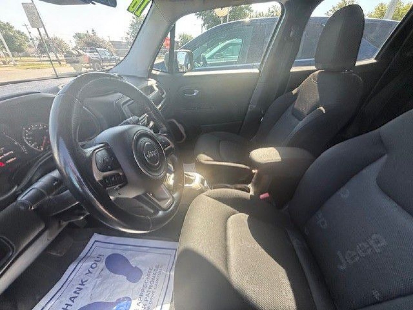 2016 GRAY JEEP RENEGADE LATITUDE (ZACCJBBT3GP) with an 2.4L engine, Automatic transmission, located at 1100 W. Sheridan Ave., Shenandoah, 51601, (712) 246-1600, 40.765678, -95.388817- Photo#2