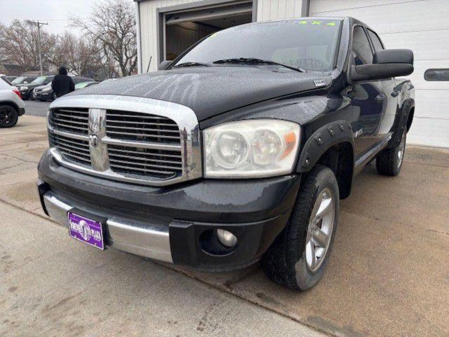 2008 BLACK DODGE RAM 1500 ST (1D7HU18248S) with an 5.7L engine, Automatic transmission, located at 1100 W. Sheridan Ave., Shenandoah, 51601, (712) 246-1600, 40.765678, -95.388817 - Photo#0