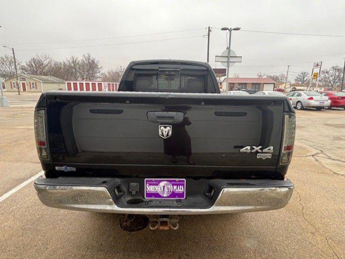 2008 BLACK DODGE RAM 1500 ST (1D7HU18248S) with an 5.7L engine, Automatic transmission, located at 1100 W. Sheridan Ave., Shenandoah, 51601, (712) 246-1600, 40.765678, -95.388817 - Photo#4