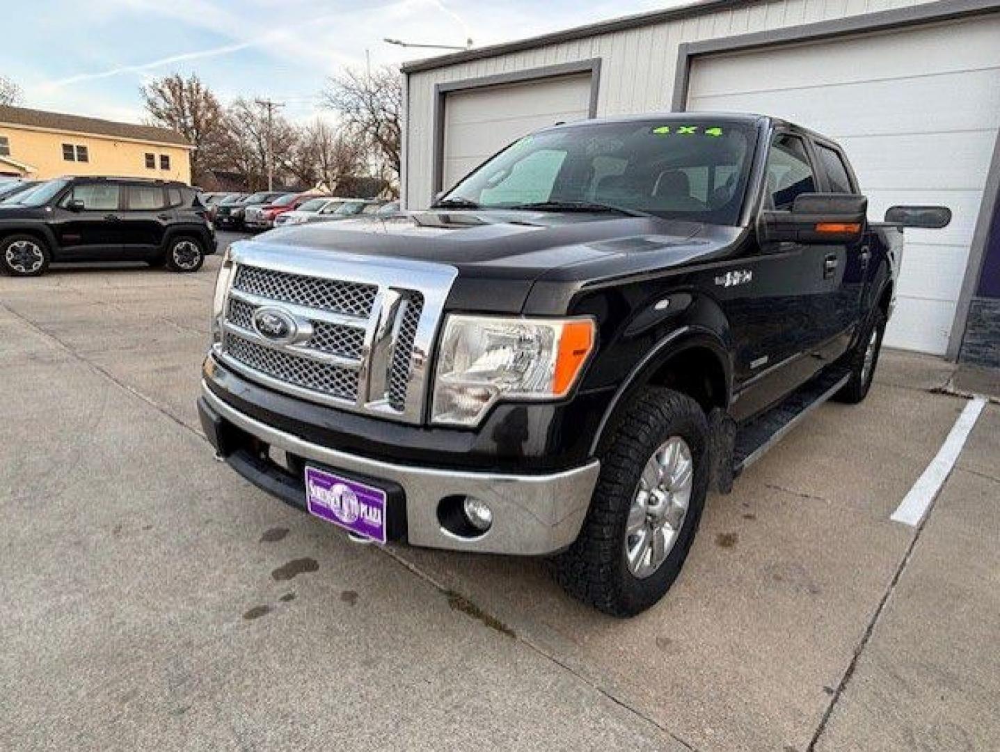 2012 BLACK FORD F150 SUPERCREW (1FTFW1ET4CK) with an 3.5L engine, Automatic transmission, located at 1100 W. Sheridan Ave., Shenandoah, 51601, (712) 246-1600, 40.765678, -95.388817- Photo#0