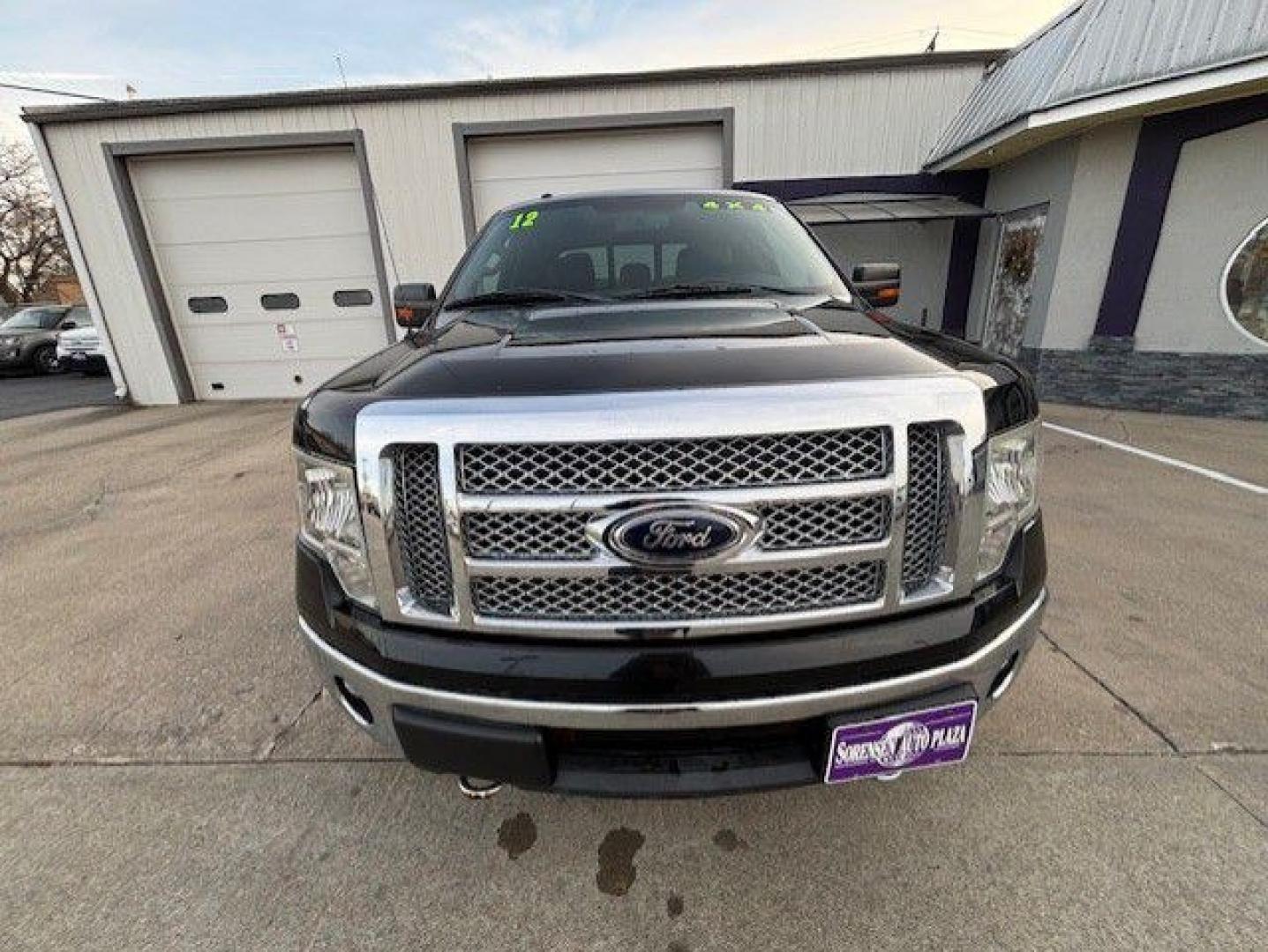 2012 BLACK FORD F150 SUPERCREW (1FTFW1ET4CK) with an 3.5L engine, Automatic transmission, located at 1100 W. Sheridan Ave., Shenandoah, 51601, (712) 246-1600, 40.765678, -95.388817- Photo#8