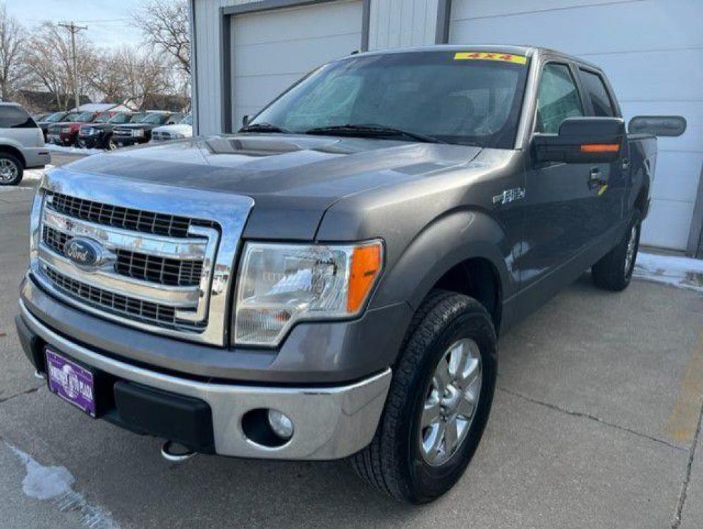 2013 GRAY FORD F150 SUPERCREW (1FTFW1EF8DF) with an 5.0L engine, Automatic transmission, located at 1100 W. Sheridan Ave., Shenandoah, 51601, (712) 246-1600, 40.765678, -95.388817 - Photo #0