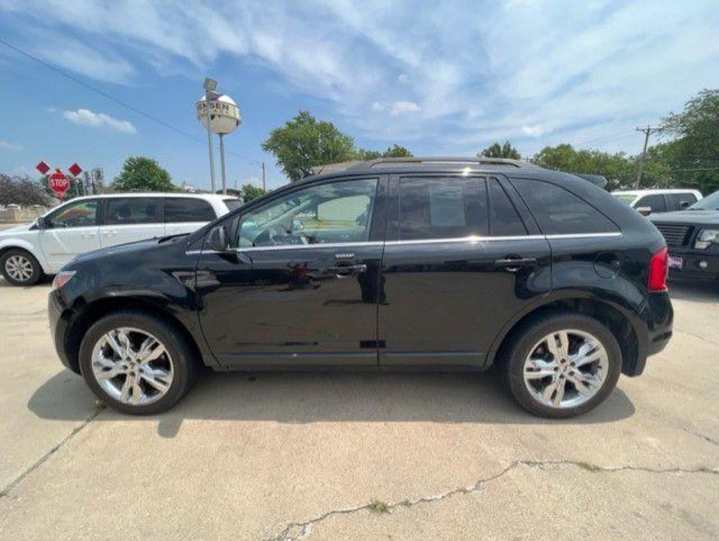 2013 BLACK FORD EDGE LIMITED (2FMDK4KCXDB) with an 3.5L engine, Automatic transmission, located at 1100 W. Sheridan Ave., Shenandoah, 51601, (712) 246-1600, 40.765678, -95.388817 - Photo#2