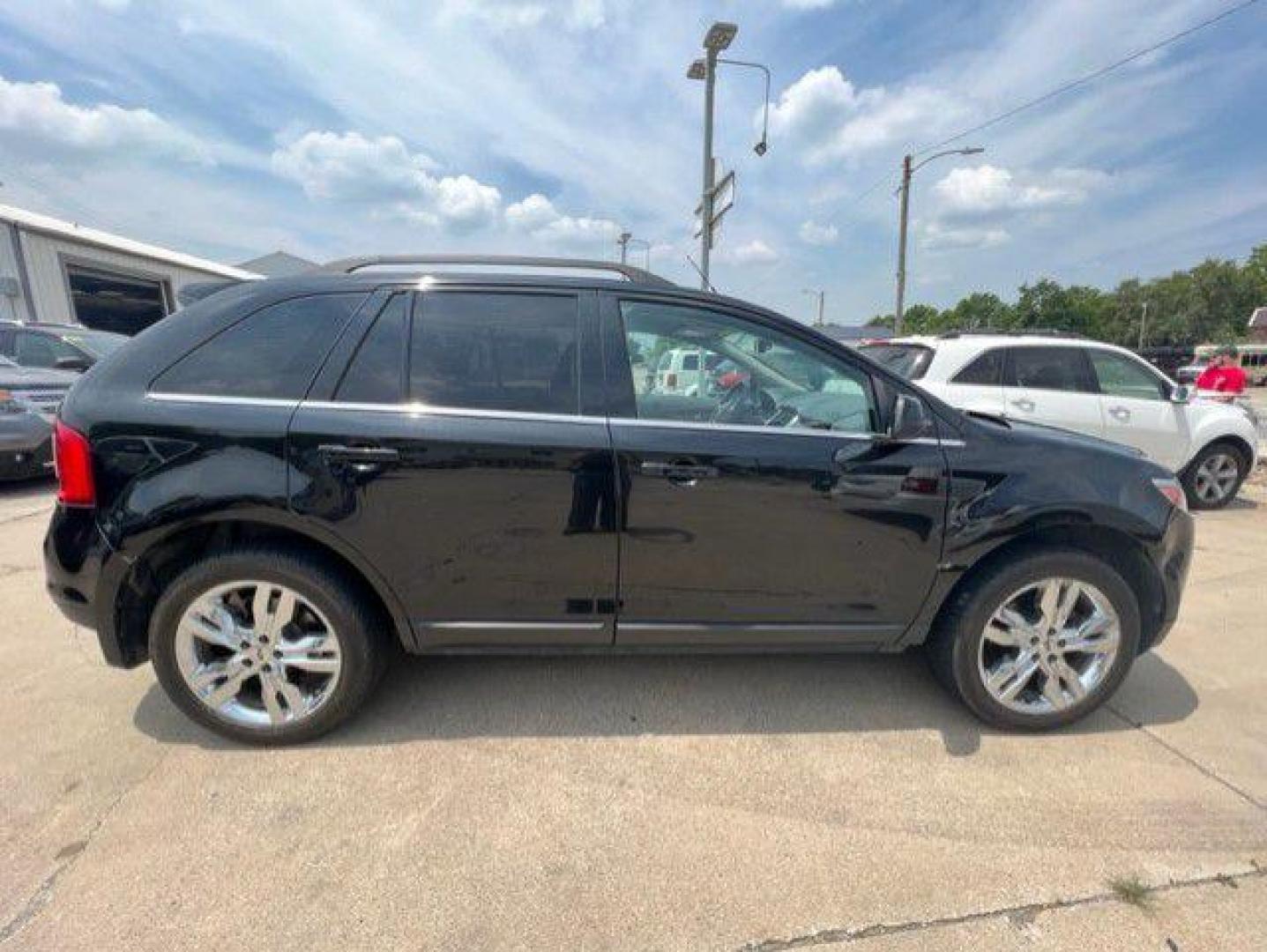 2013 BLACK FORD EDGE LIMITED (2FMDK4KCXDB) with an 3.5L engine, Automatic transmission, located at 1100 W. Sheridan Ave., Shenandoah, 51601, (712) 246-1600, 40.765678, -95.388817 - Photo#5