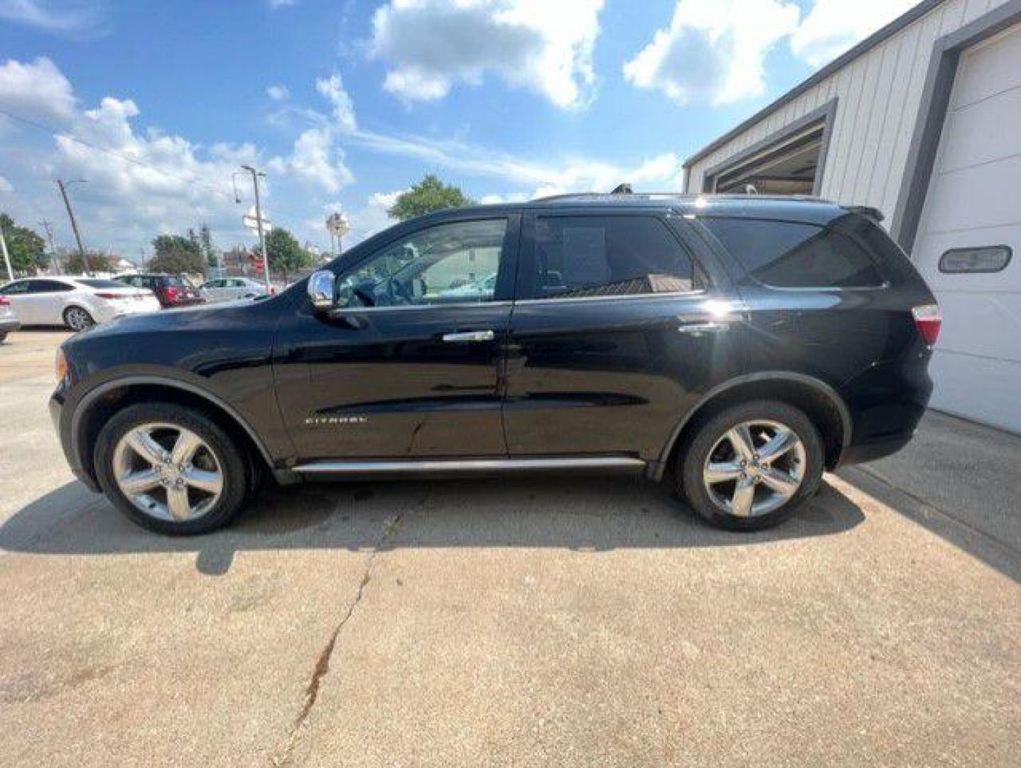2012 BLACK DODGE DURANGO CITADEL (1C4RDJEG7CC) with an 3.6L engine, Automatic transmission, located at 1100 W. Sheridan Ave., Shenandoah, 51601, (712) 246-1600, 40.765678, -95.388817 - Photo#2