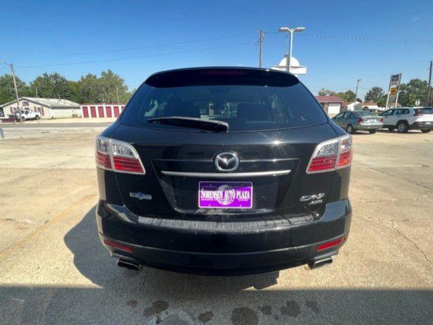 2010 BLACK MAZDA CX-9 Grand Touring (JM3TB3MA2A0) with an 3.7L engine, Automatic transmission, located at 1100 W. Sheridan Ave., Shenandoah, 51601, (712) 246-1600, 40.765678, -95.388817 - Photo#9