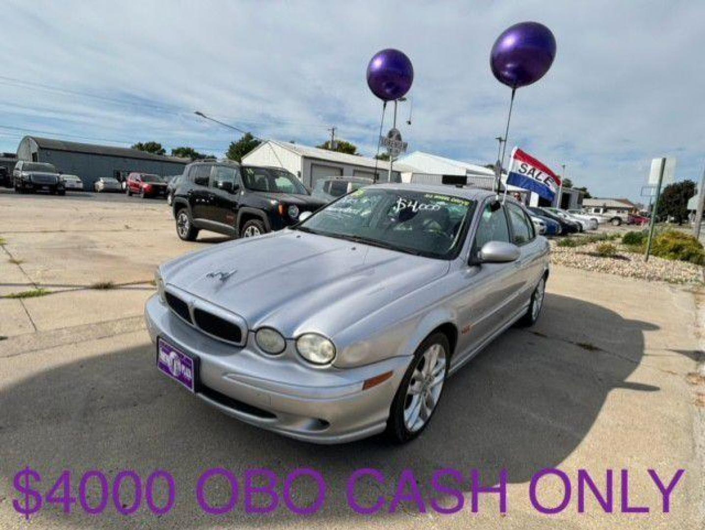 2005 SILVER JAGUAR X-TYPE 3.0 (SAJWA51CX5W) with an 3.0L engine, Automatic transmission, located at 1100 W. Sheridan Ave., Shenandoah, 51601, (712) 246-1600, 40.765678, -95.388817 - Photo#0